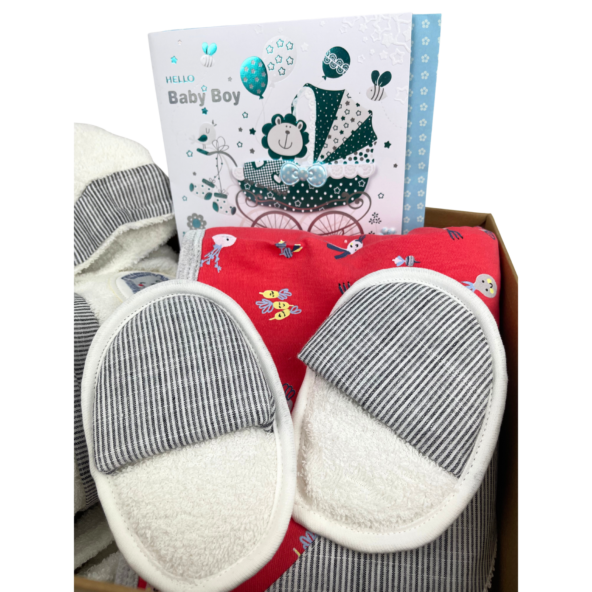 Baby_Bademantel_Set–Badetuch_Geschenkbox