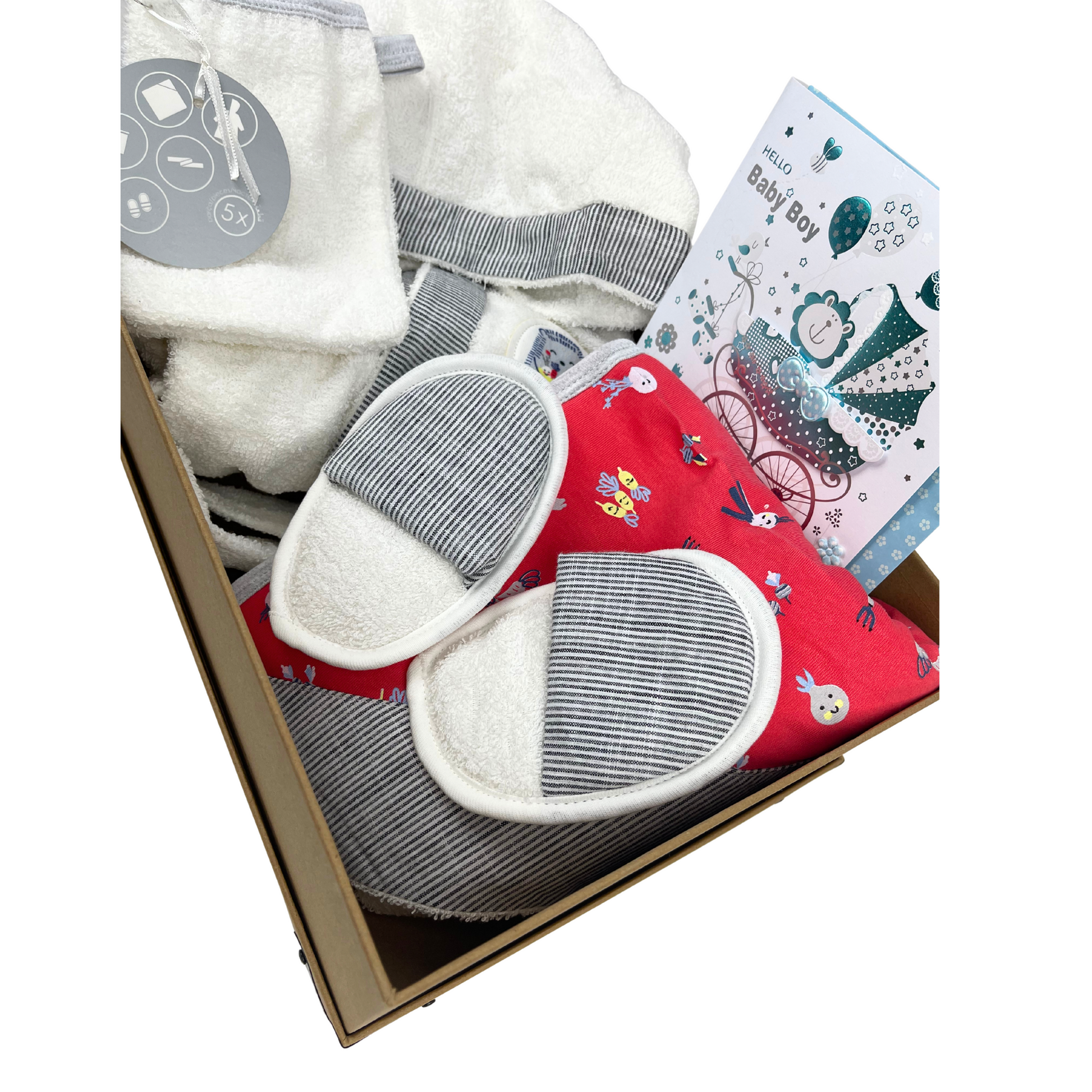 Baby_Bademantel_Set–Badetuch_Geschenkbox
