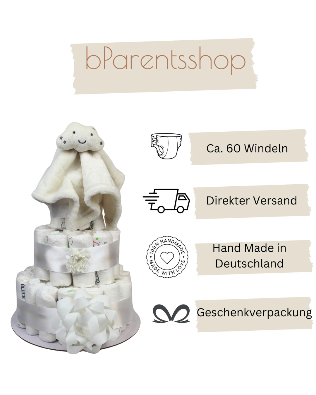 Windeltorte Unisex
