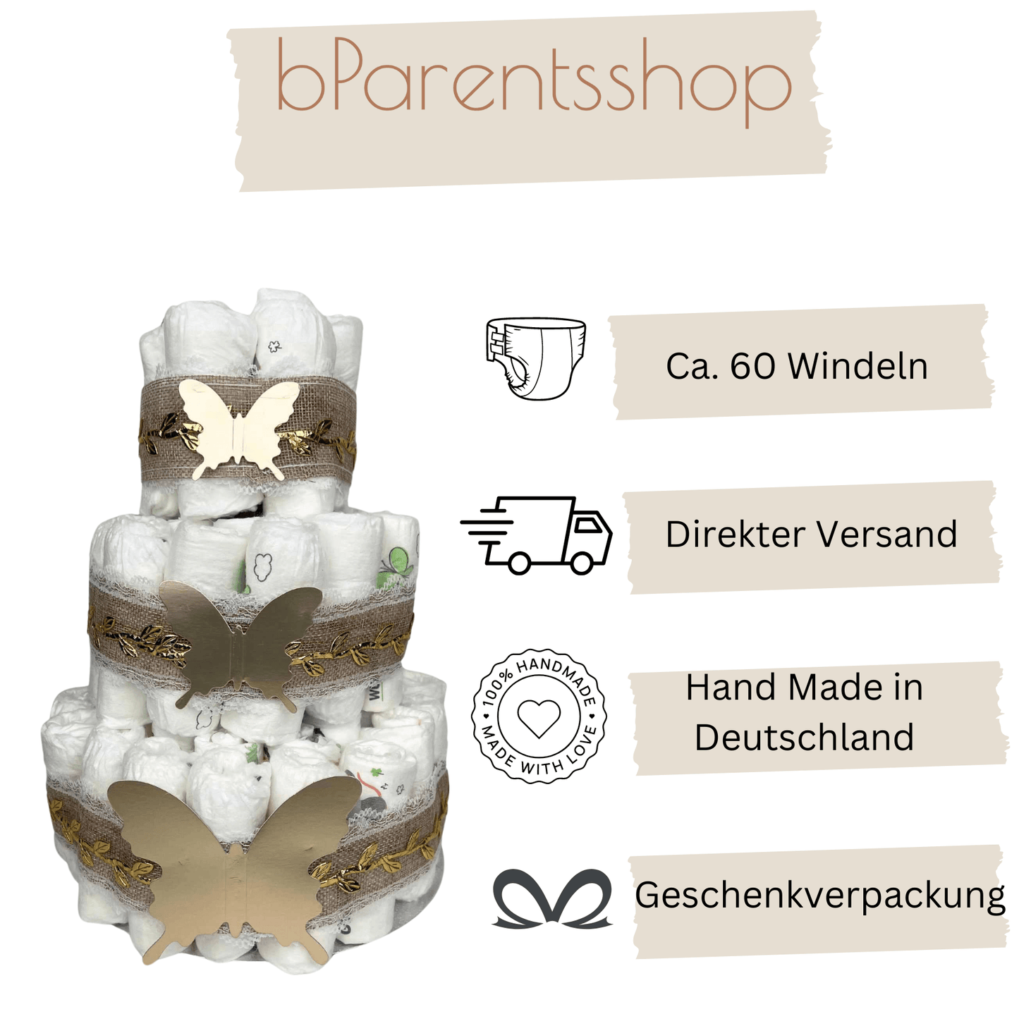 Windeltorte_unisex_beige_babygeschenke_zur_geburtWindeltorte_unisex_beige_babygeschenke_zur_geburt