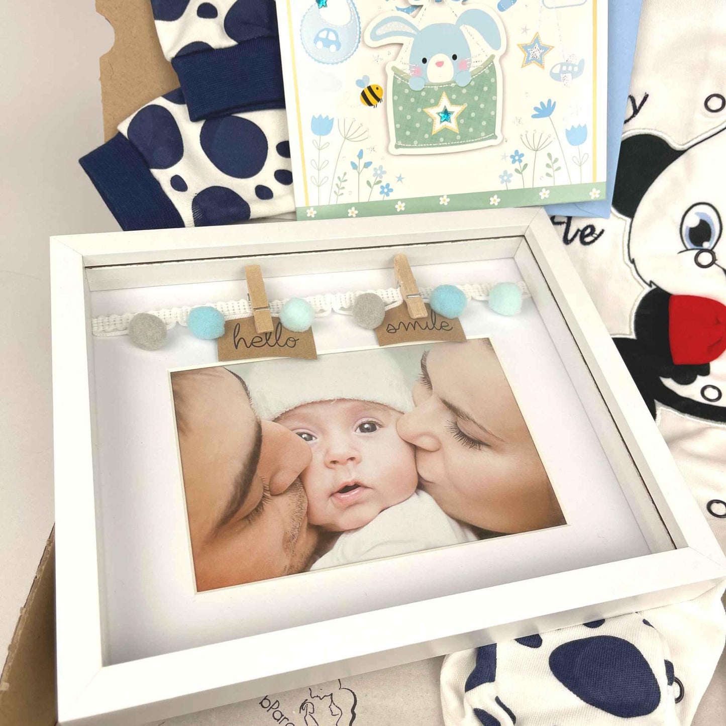 Baby Geschenk zur Geburt für Junge