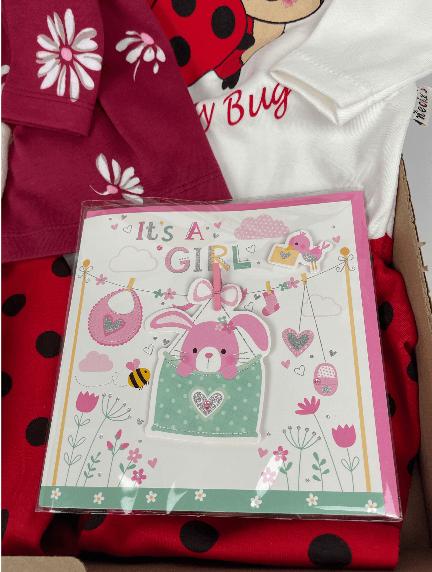 Geschenk Baby zur Geburt, Baby Geschenk Geburt, Baby Mädchen Geschenk, Babykarte, Babysocken für Neugeborene, Babykleid,