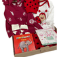 Geschenk Baby zur Geburt, Baby Geschenk Geburt, Baby Mädchen Geschenk, Babykarte, Babysocken für Neugeborene, Babykleid,